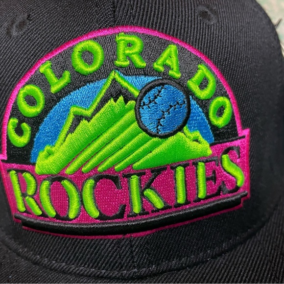 Mens Pro Standard MLB Colorado Rockies Backlight SnapBack - Picture 4 of 9